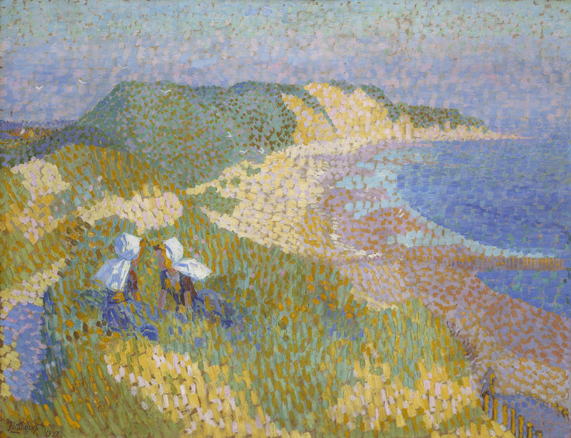 Zoutelande'deki Kumlar ve Deniz - Jan Toorop
