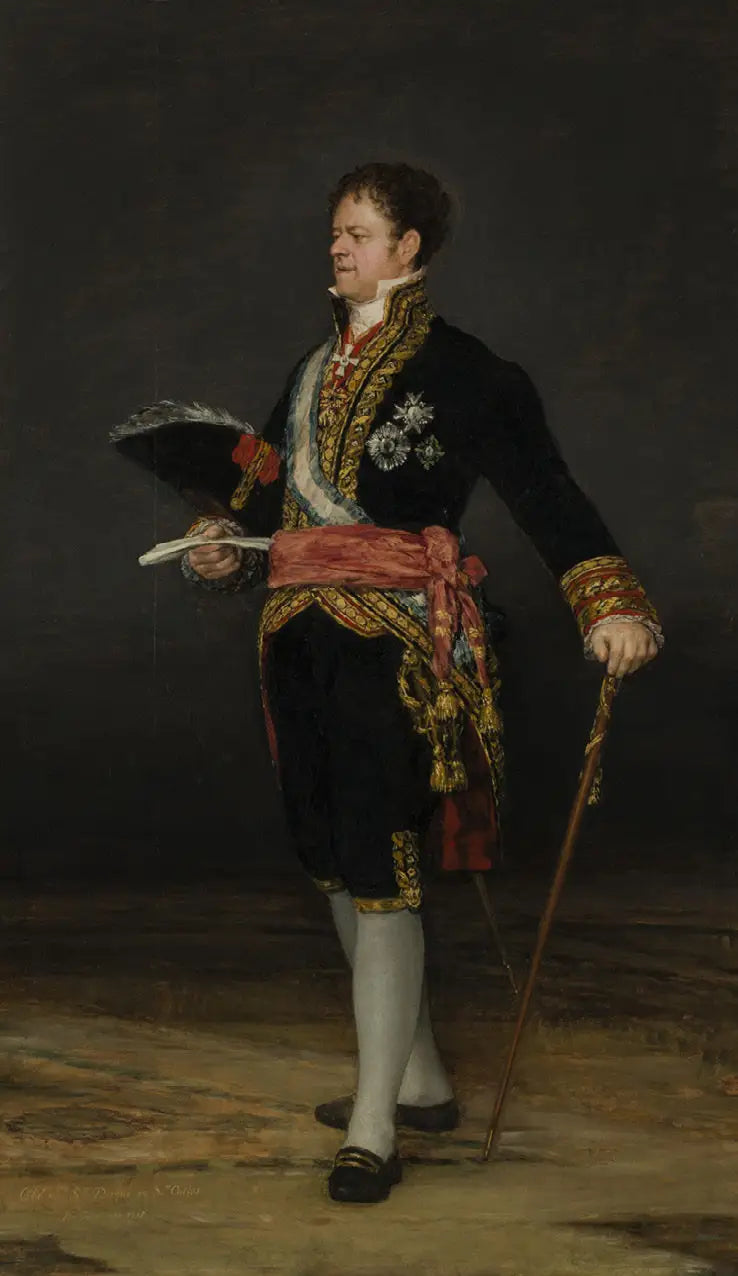 San Carlos Dükü Portresi - Francisco de Goya