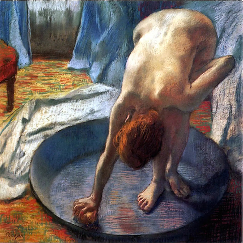 Havlulu Kadın - Edgar Degas
