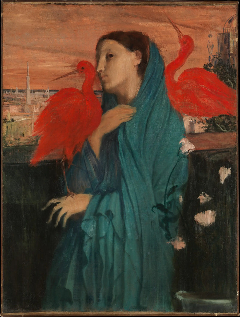 Genç Kadın ve İbis - Edgar Degas