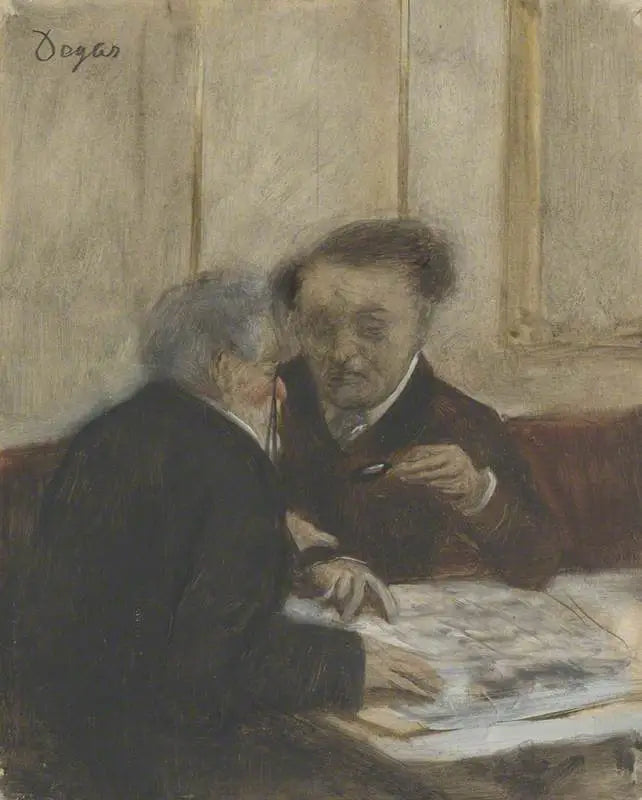 Châteaudun Kafe - Edgar Degas