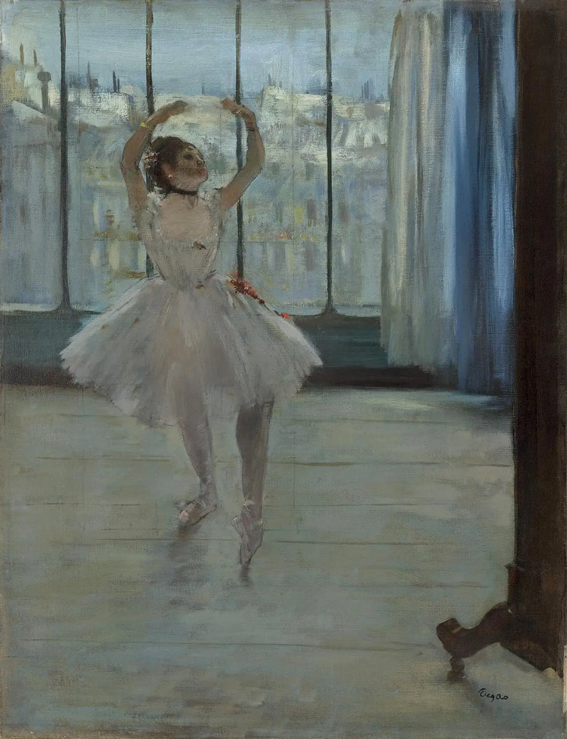 Fotoğrafçının Atölyesindeki Dansçı - Edgar Degas