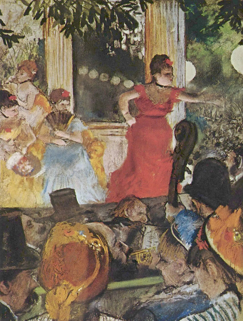 Elçiliklerdeki Kafe-Konser - Edgar Degas