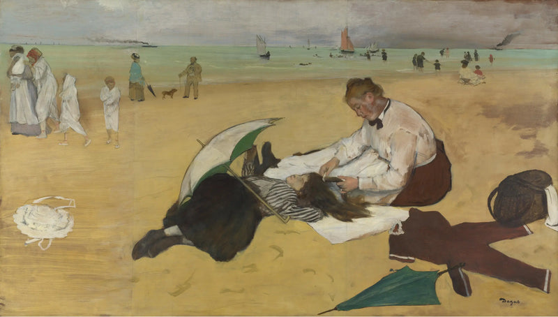 Plaj Manzarası - Edgar Degas