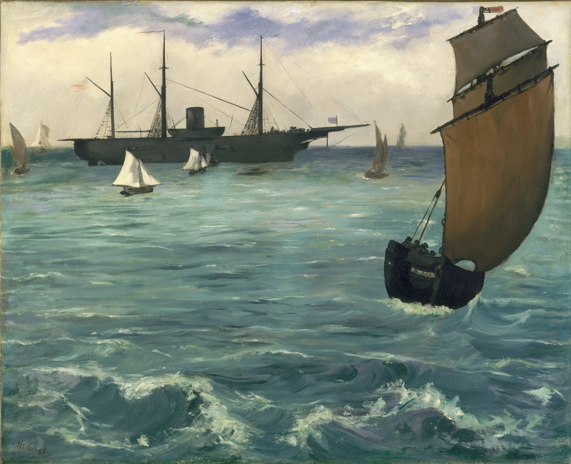 Boulogne'da Kearsarge - Édouard Manet