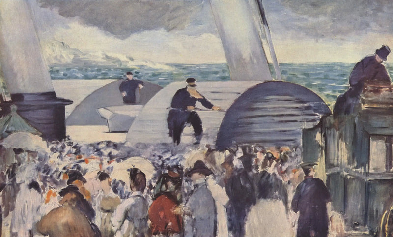 Folkstone Buhar Gemisi'nin Kalkışı - Édouard Manet