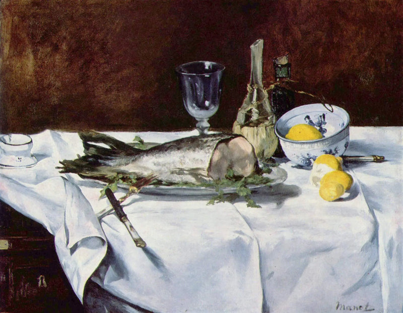 Somonlu Natürmort - Édouard Manet