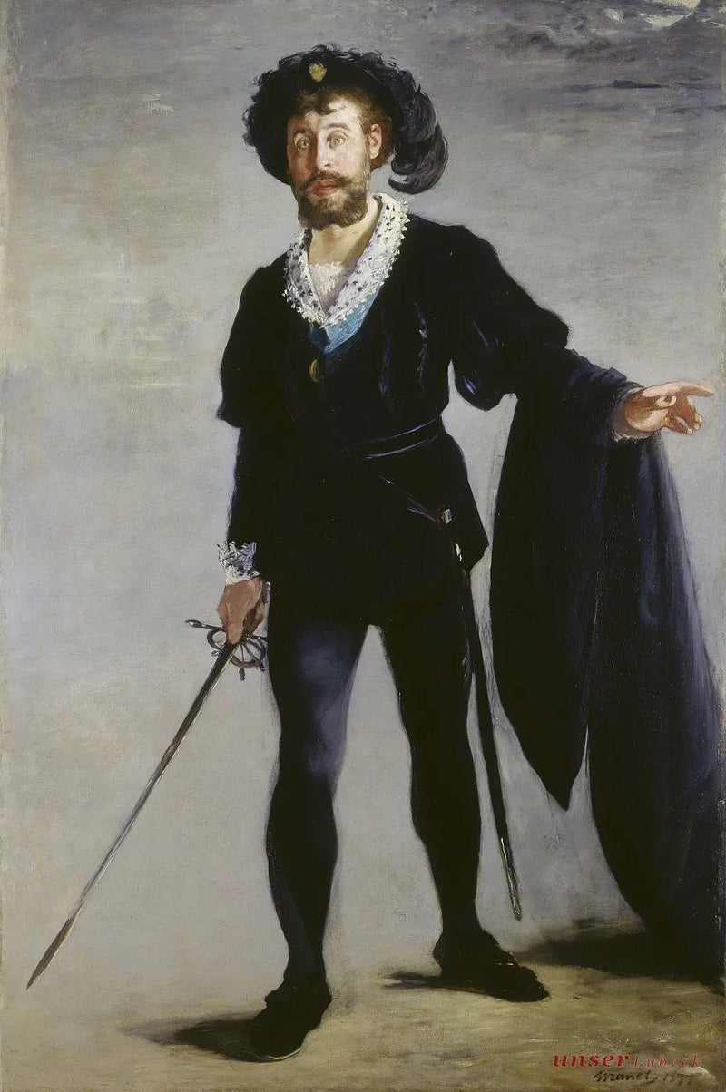 Faure'un Hamlet Rolündeki Portresi - Édouard Manet