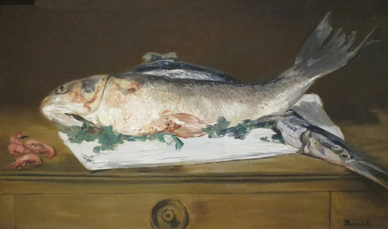 Somon, sazan, karides - Édouard Manet