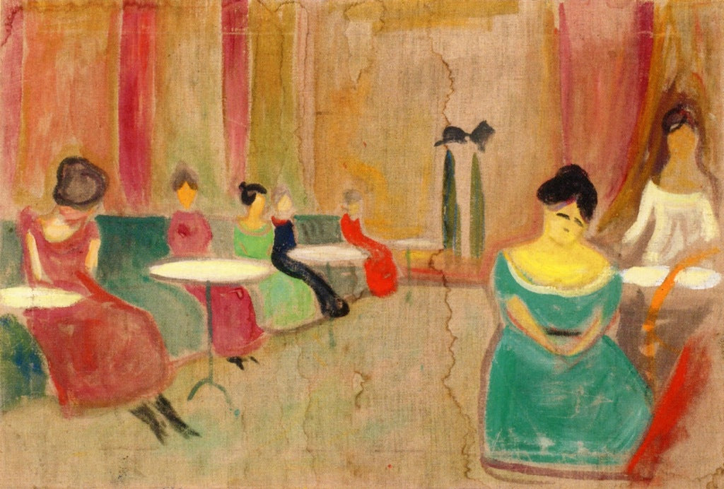 Reproduction du tableau « Scène de bordel - Edvard Munch » par Alpha Reproduction en peinture à l’huile