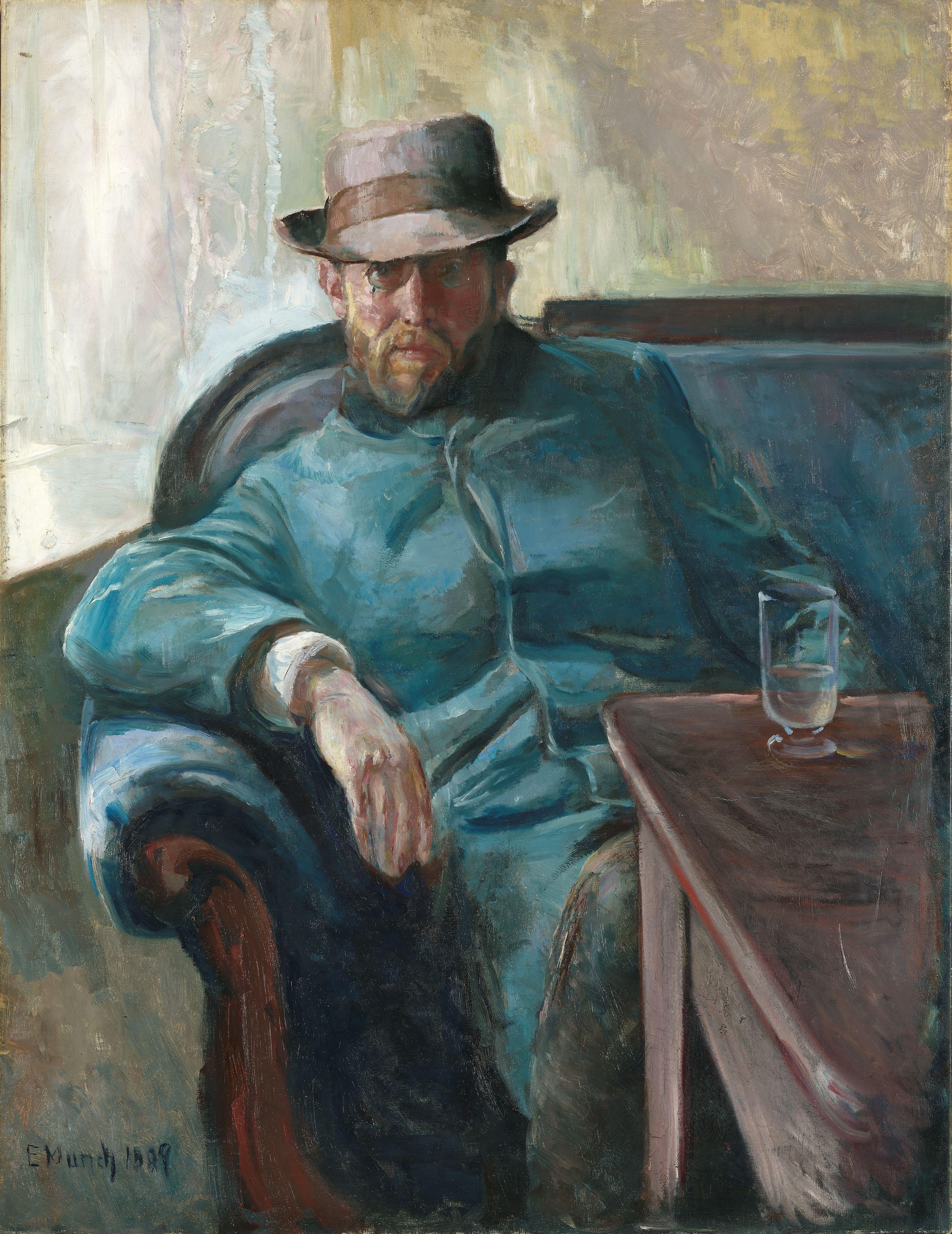 Reproduction du tableau « Hans Jæger - Edvard Munch » par Alpha Reproduction en peinture à l’huile