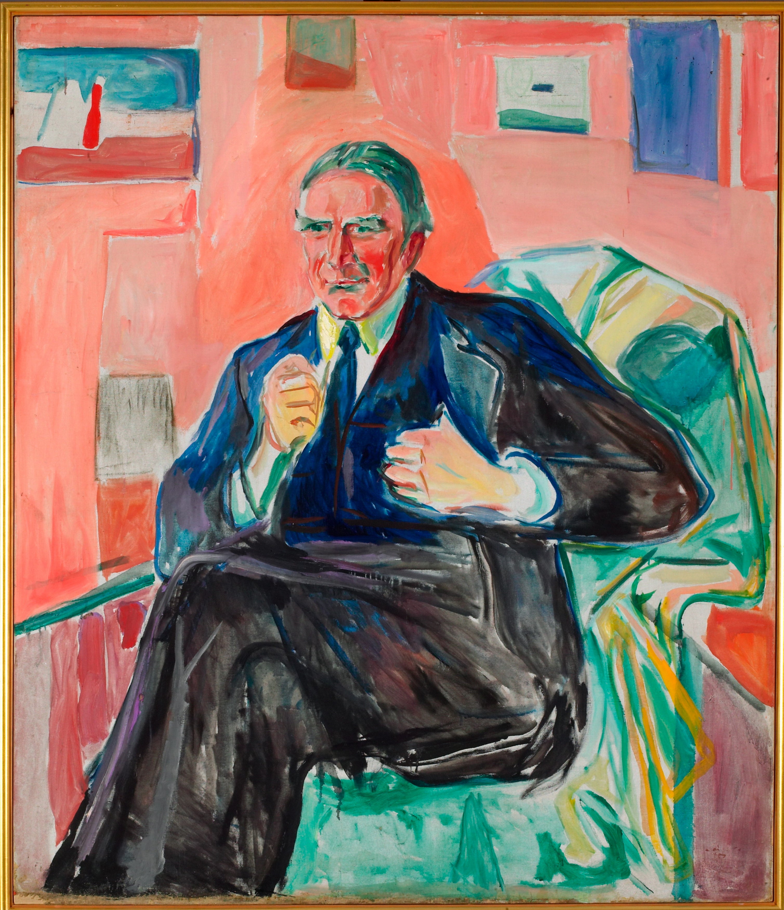Reproduction du tableau « Henrik Bull - Edvard Munch » par Alpha Reproduction en peinture à l’huile