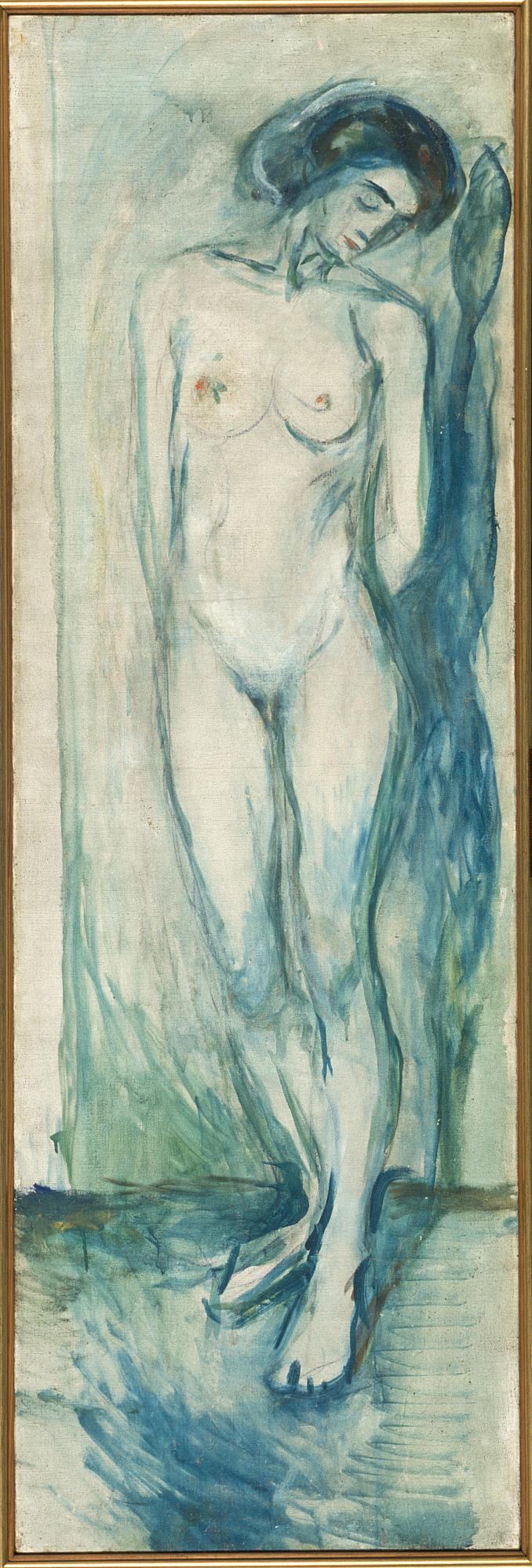 Reproduction du tableau « Krotkaja - Edvard Munch » par Alpha Reproduction en peinture à l’huile