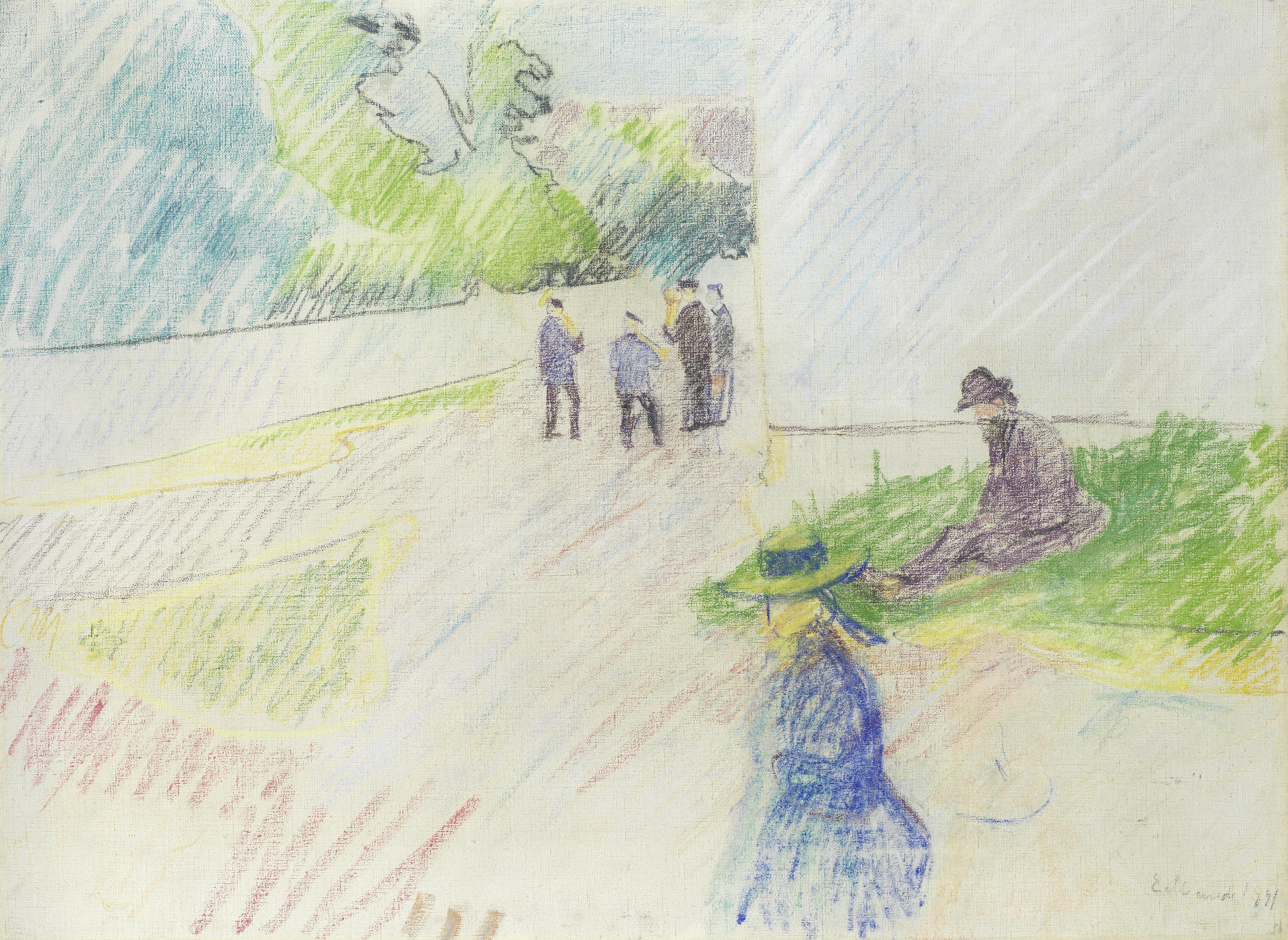 Reproduction du tableau « Été - Edvard Munch » par Alpha Reproduction en peinture à l’huile