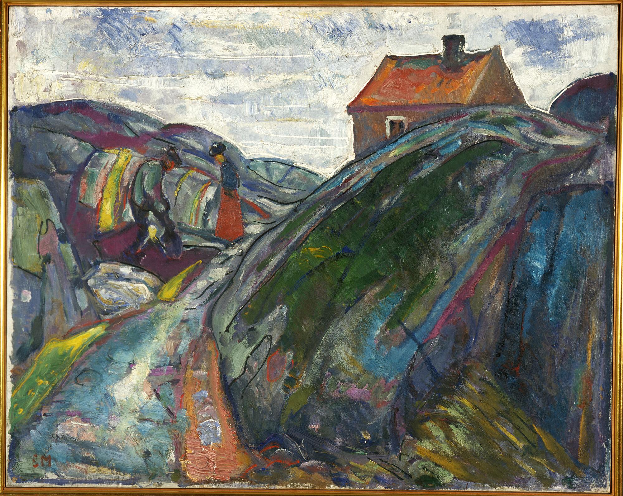 Reproduction du tableau « Travail de printemps dans les Skerries - Edvard Munch » par Alpha Reproduction en peinture à l’huile