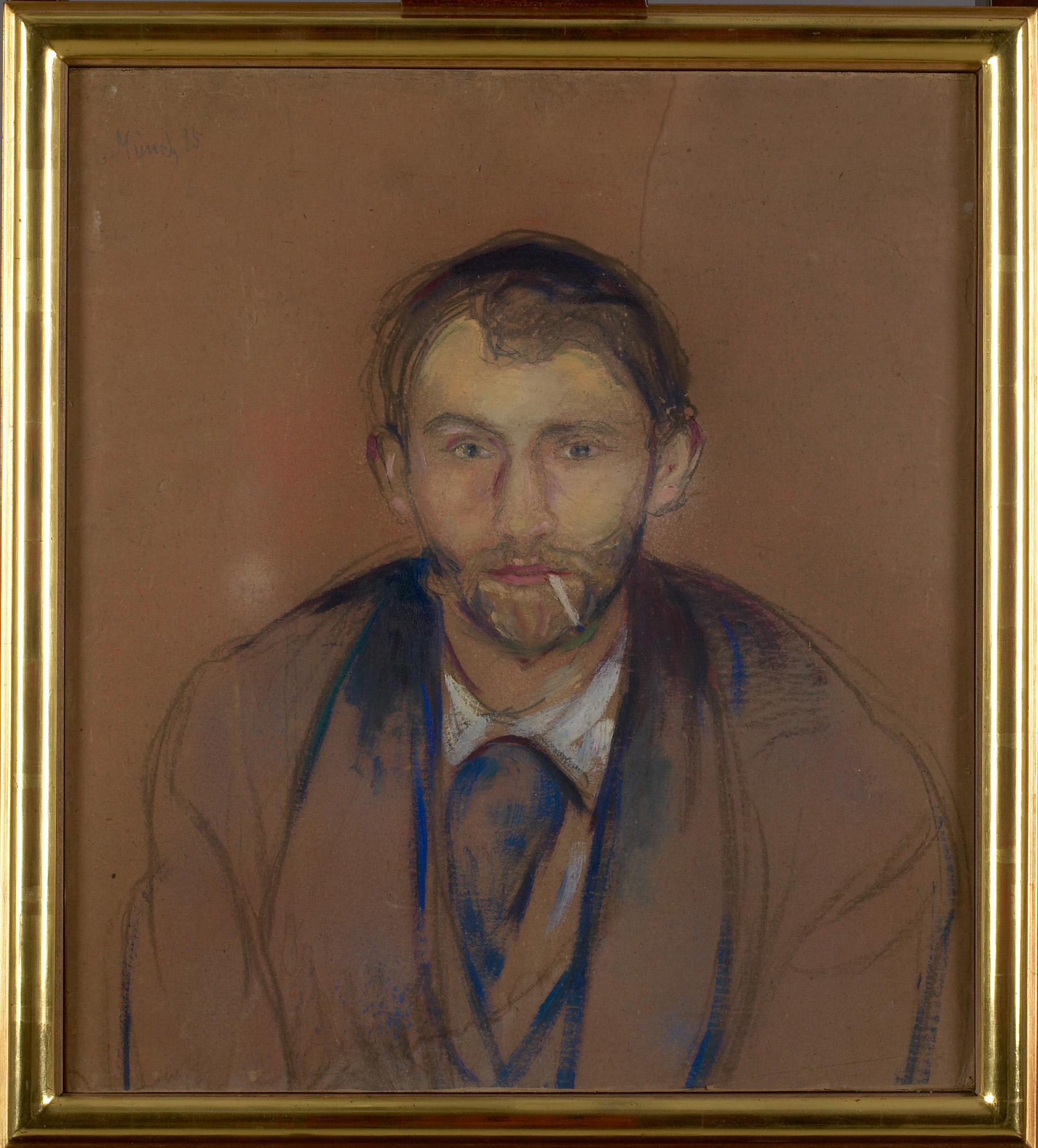 Reproduction du tableau « Stanisław Przybyszewski - Edvard Munch » par Alpha Reproduction en peinture à l’huile