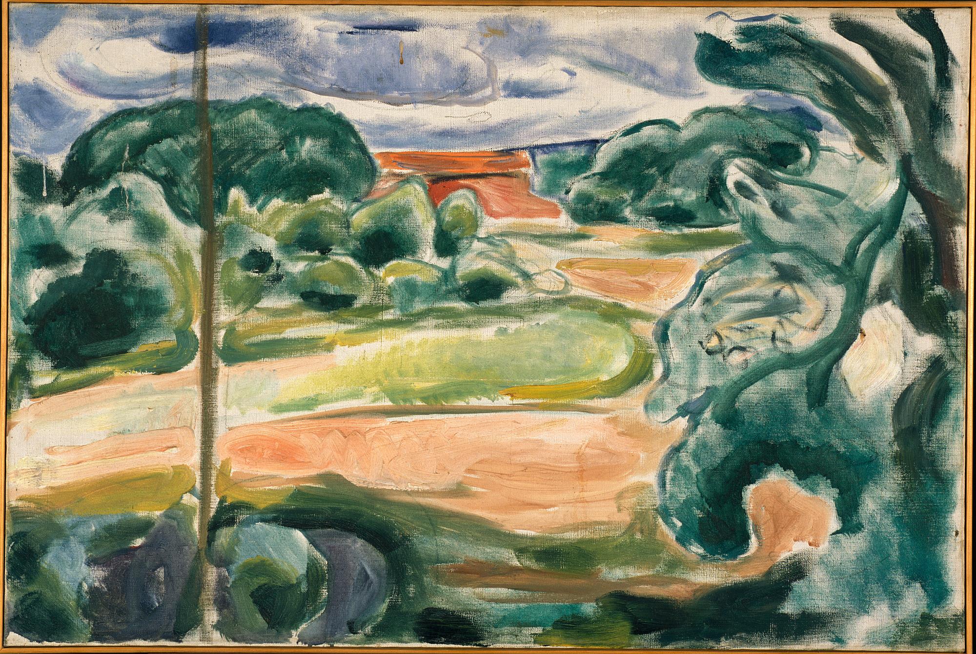 Reproduction du tableau « Été à Ekely - Edvard Munch » par Alpha Reproduction en peinture à l’huile
