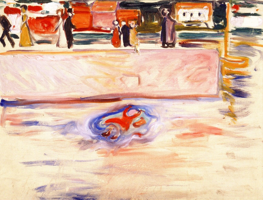 Reproduction du tableau « L'Enfant se noyant - Edvard Munch » par Alpha Reproduction en peinture à l’huile