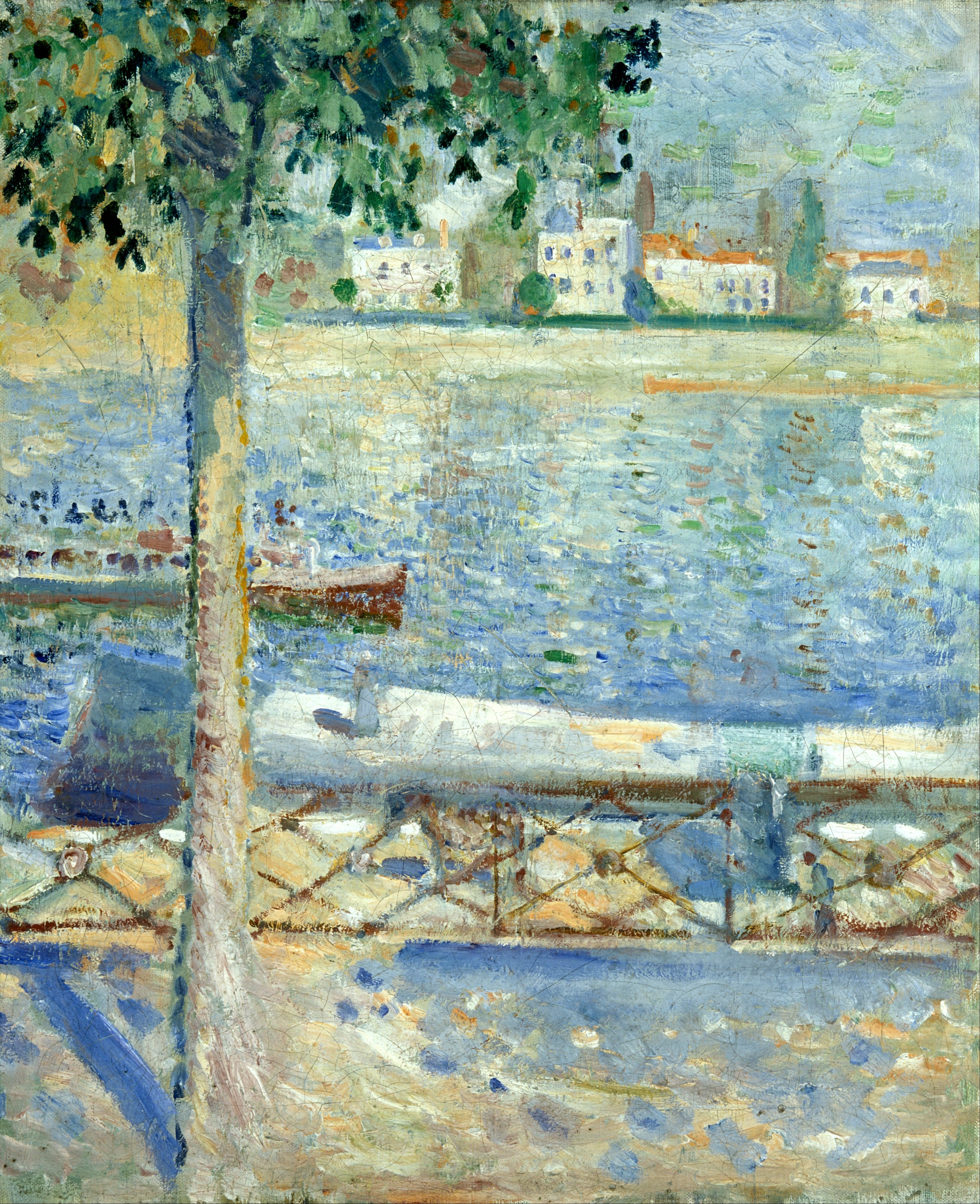 Reproduction du tableau « La Seine à Saint-Cloud - Edvard Munch » par Alpha Reproduction en peinture à l’huile