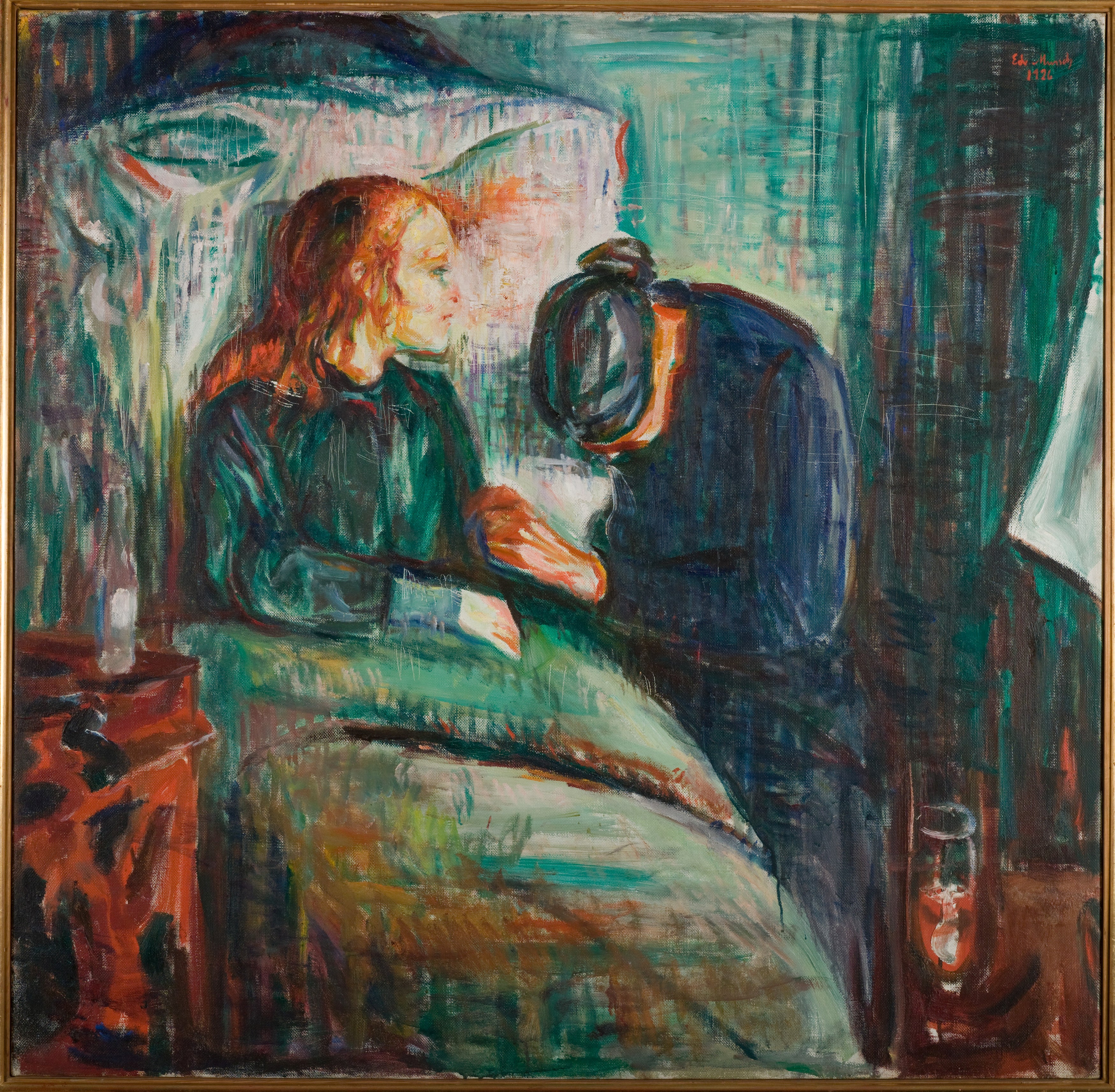 Reproduction du tableau « L'Enfant malade - Edvard Munch » par Alpha Reproduction en peinture à l’huile