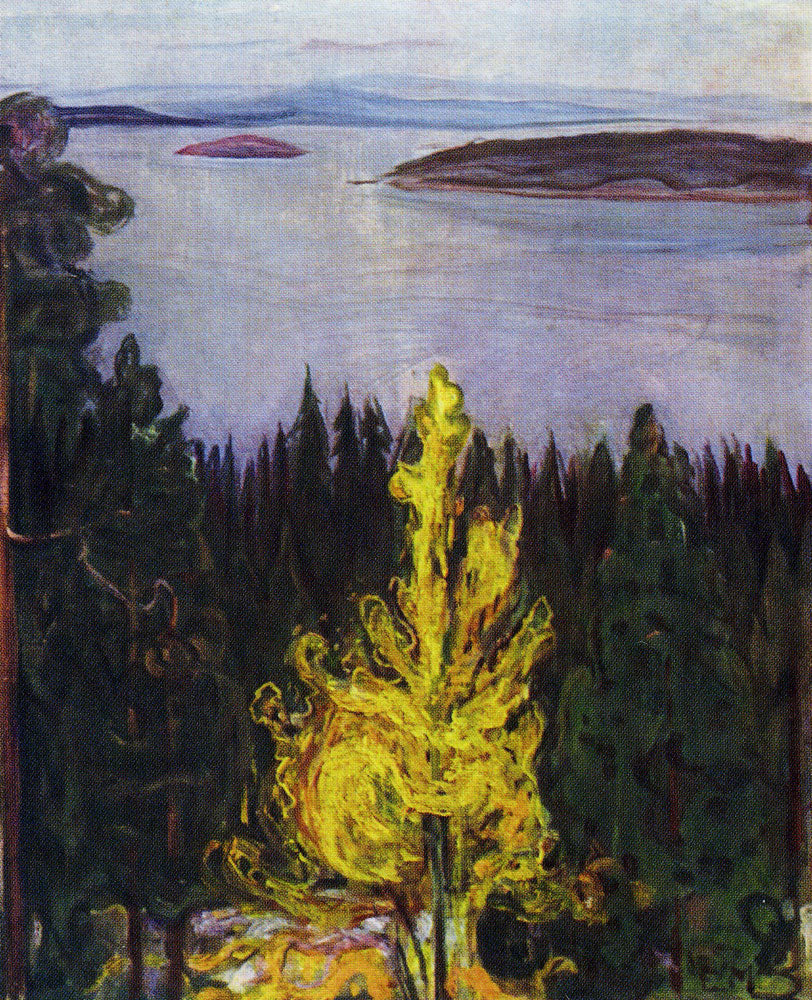 Reproduction du tableau « Vue depuis Nordstrand - Edvard Munch » par Alpha Reproduction en peinture à l’huile
