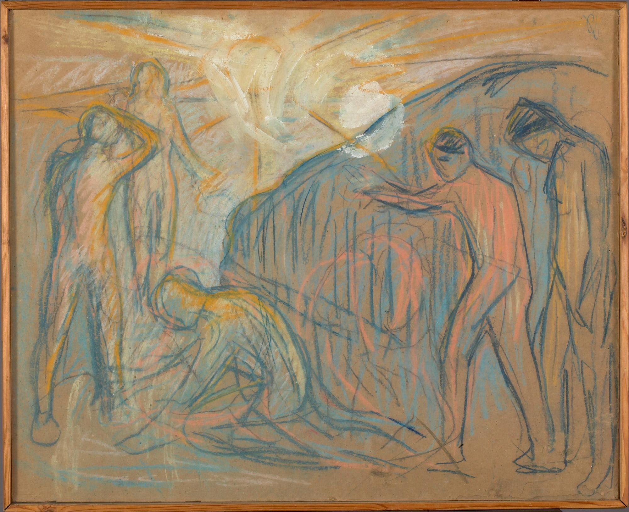 Reproduction du tableau « Errant vers la lumière - Edvard Munch » par Alpha Reproduction en peinture à l’huile
