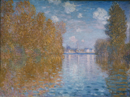 Sonbahar etkisi Seine Nehri üzerinde – Claude Monet, yaklaşık 1880