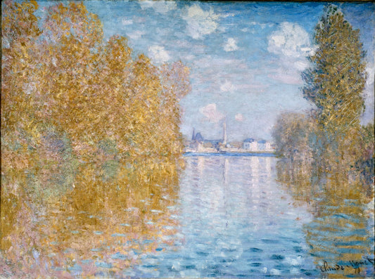 Sonbahar etkisi Seine Nehri üzerinde – Claude Monet, yaklaşık 1880