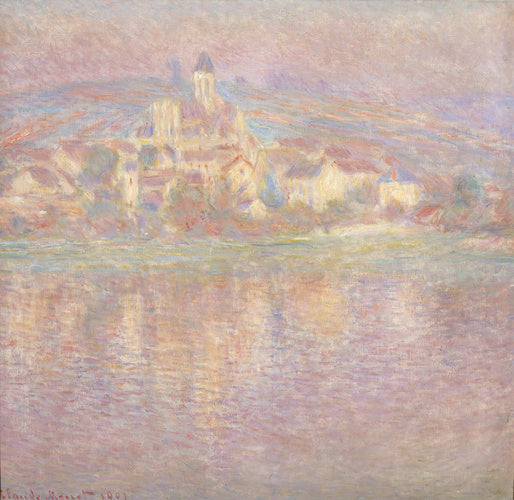 🌅 Vétheuil'de Gün Batımı Etkisi – Claude Monet (1901)