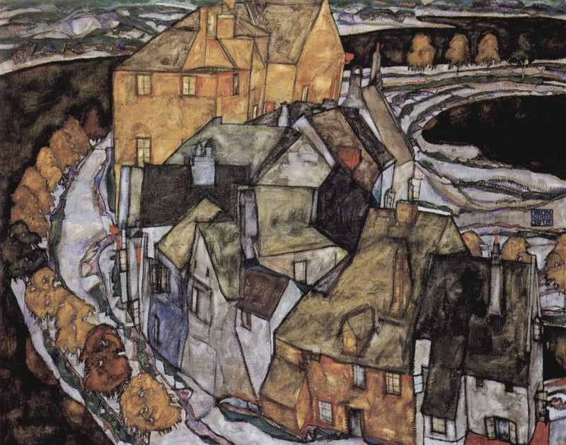 Evler II (Adalı Şehir) - Egon Schiele