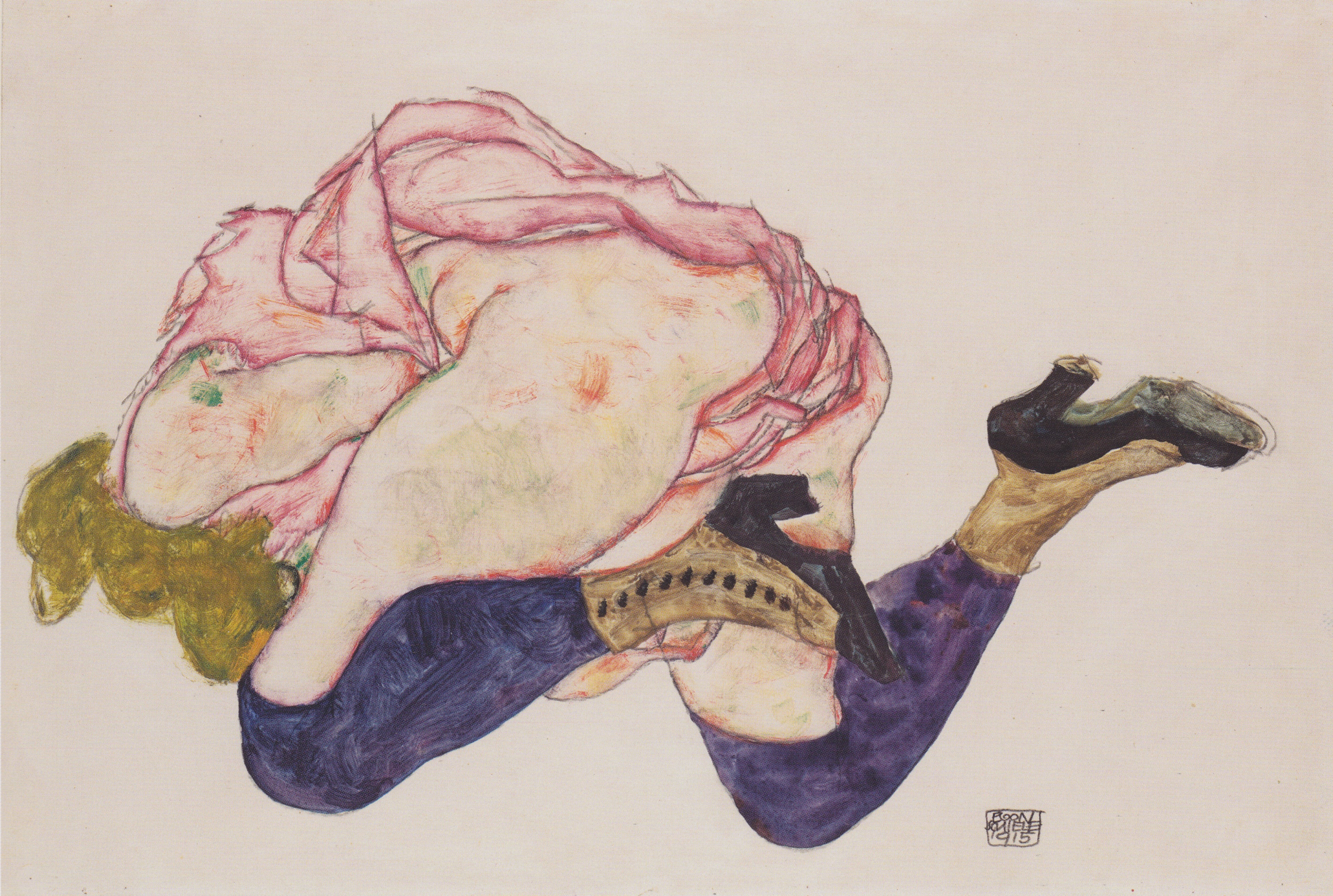 Reproduction du tableau « Q112706999 - Egon Schiele » par Alpha Reproduction en peinture à l’huile