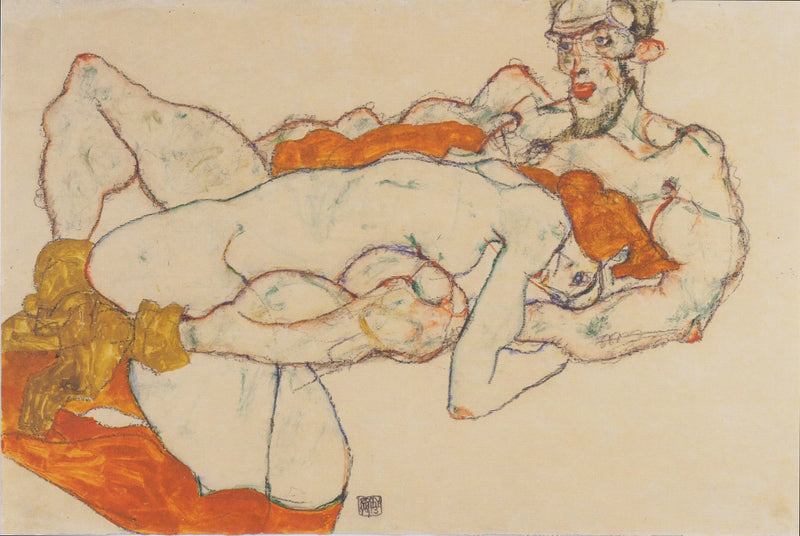 Aşıklar - Egon Schiele