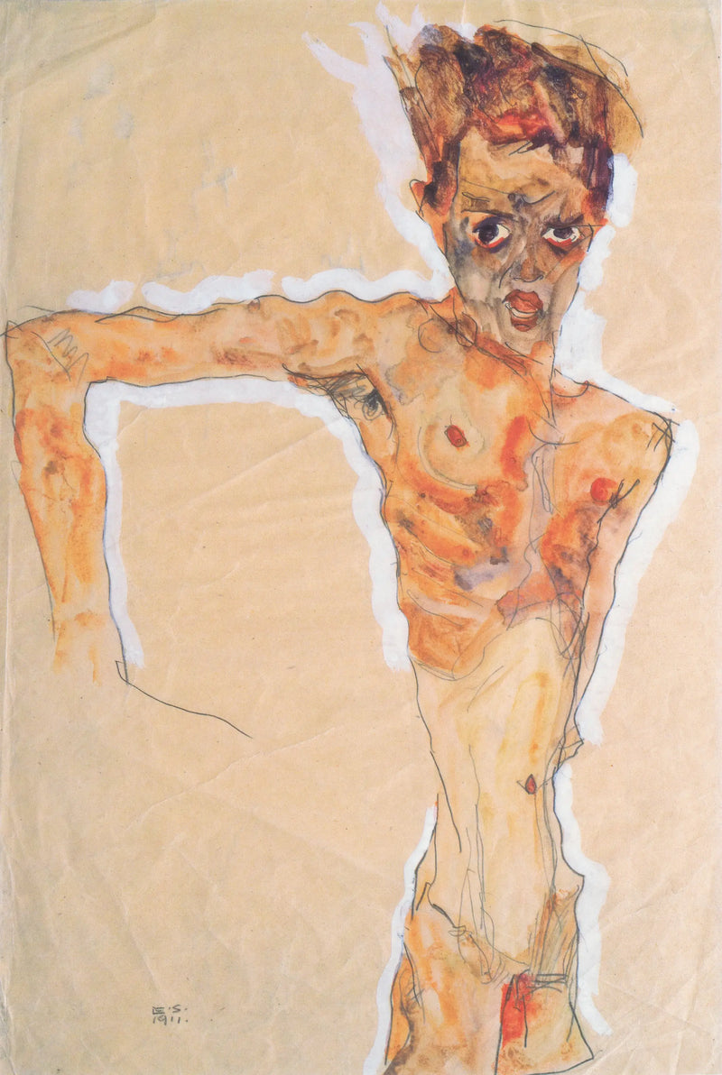 Otoportre - Egon Schiele