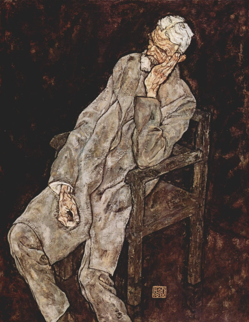 Johann Harms Portresi - Egon Schiele