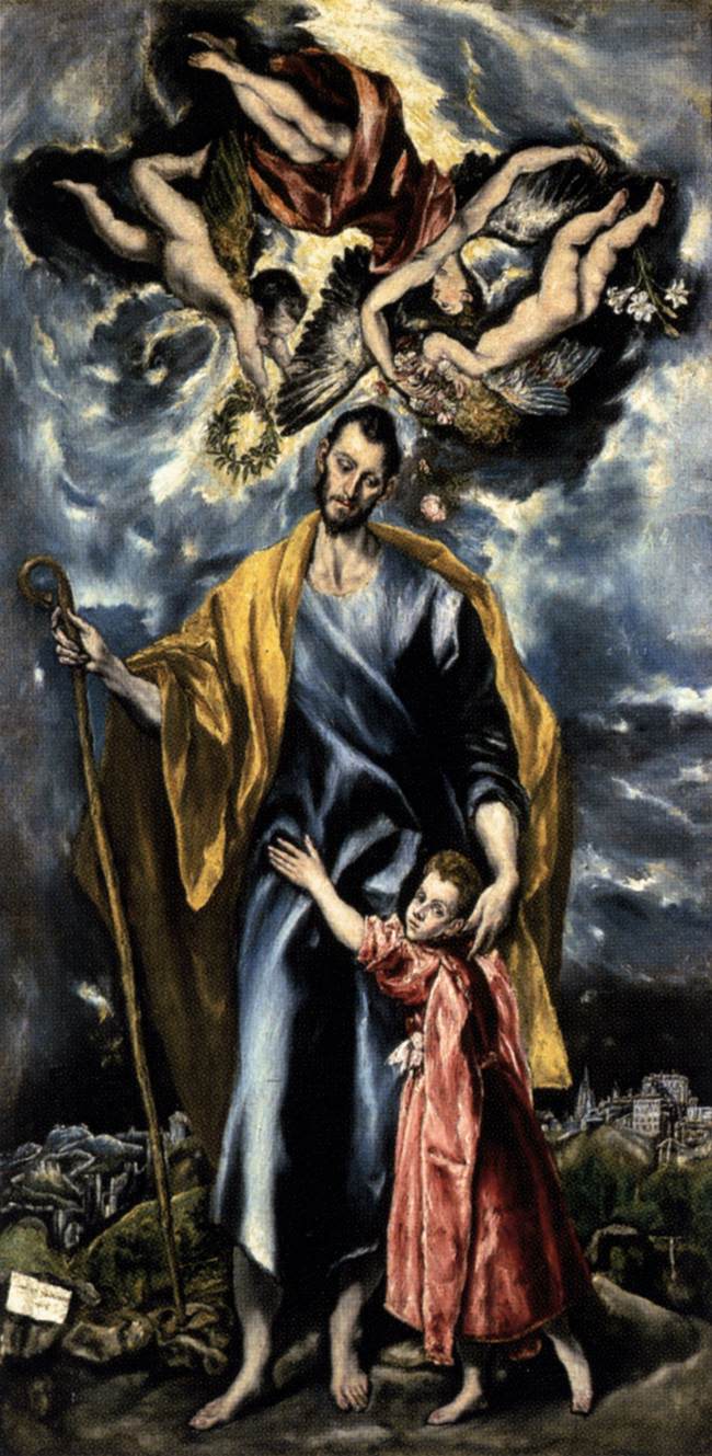 Saint Joseph et l'Enfant Jésus (Chapelle Saint-Joseph) - El Greco