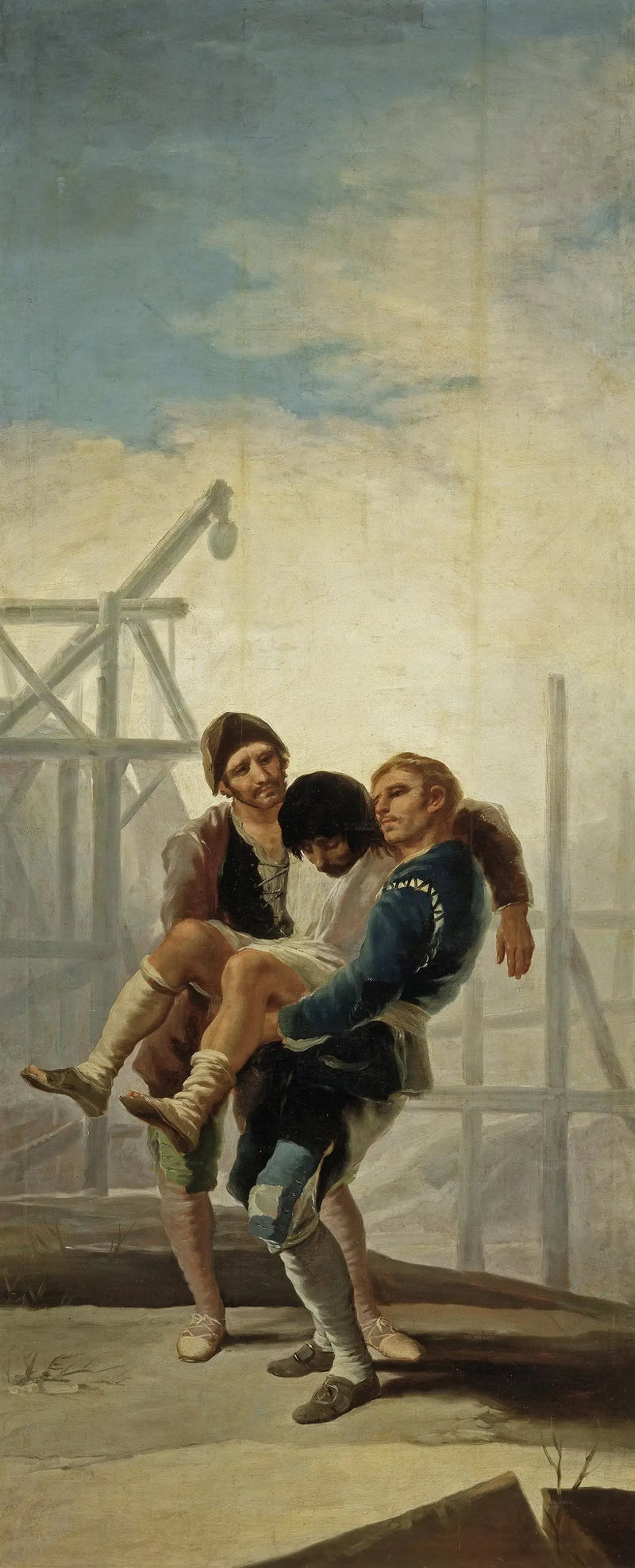 Yaralı Mason - Francisco de Goya