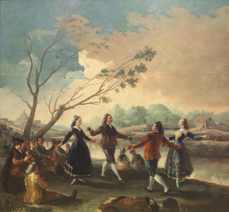 Manzanares Nehri Kıyısında Dans - Francisco de Goya