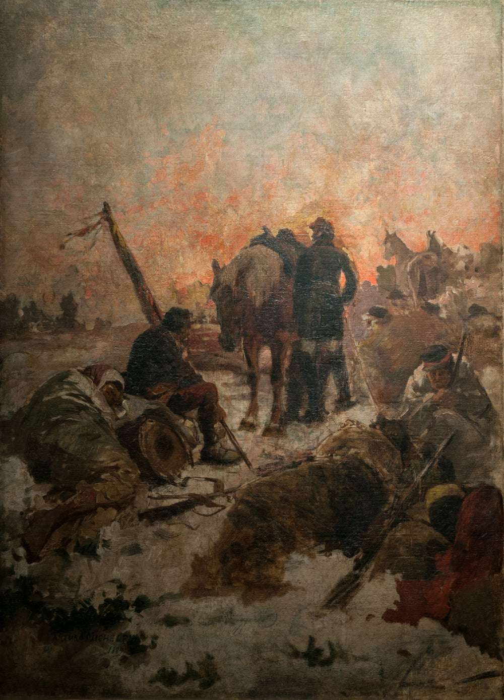 El paso de los Andes - Arturo Michelena