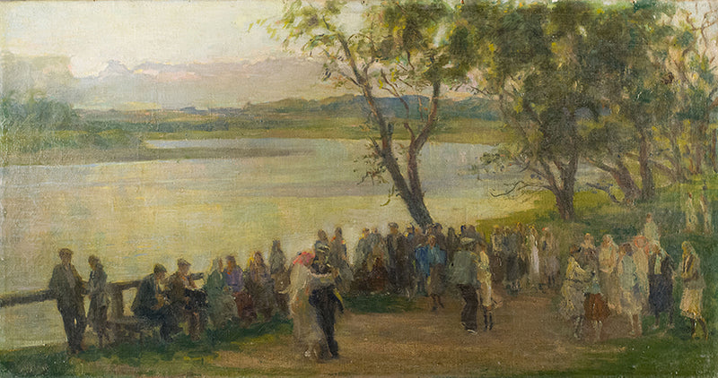 Baile à Beira do Rio - Eliseu Visconti