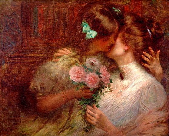 O beijo - Eliseu Visconti