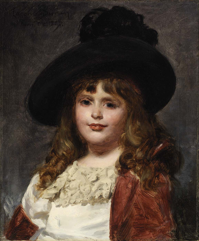 Laura à sept ans - Carolus-Duran