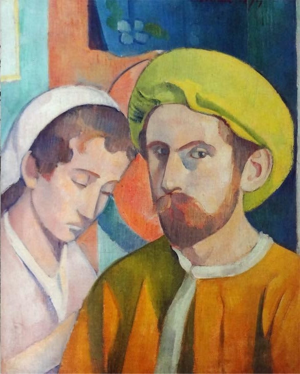 Sarı Başlıklı Sanatçının Portresi - Émile Bernard