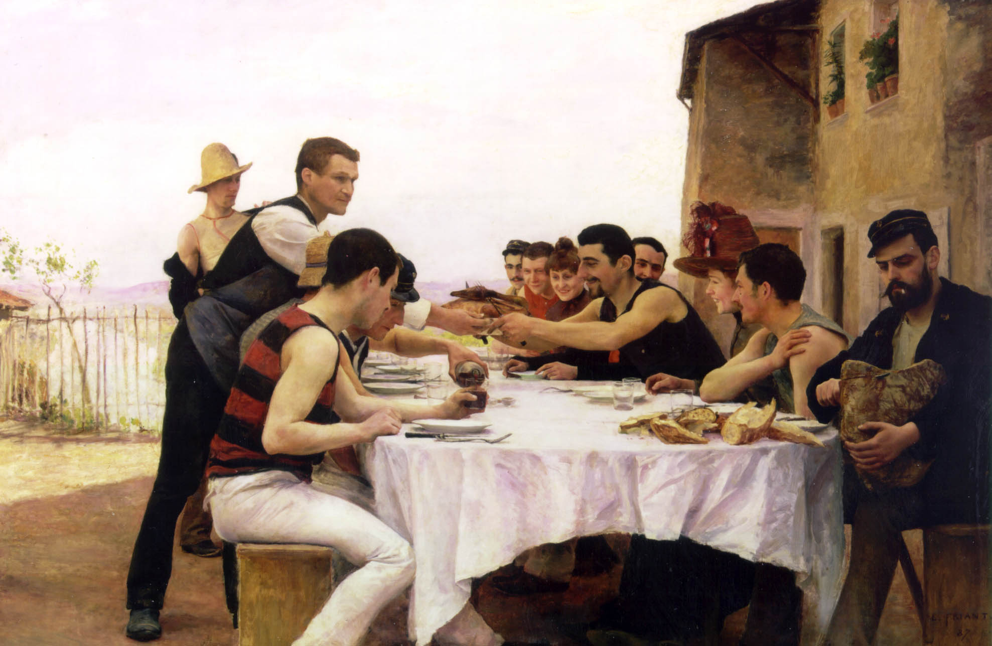Les Canotiers de la Meurthe - Émile Friant
