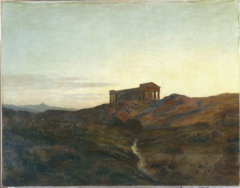 Terre antique, le temple - René Ménard