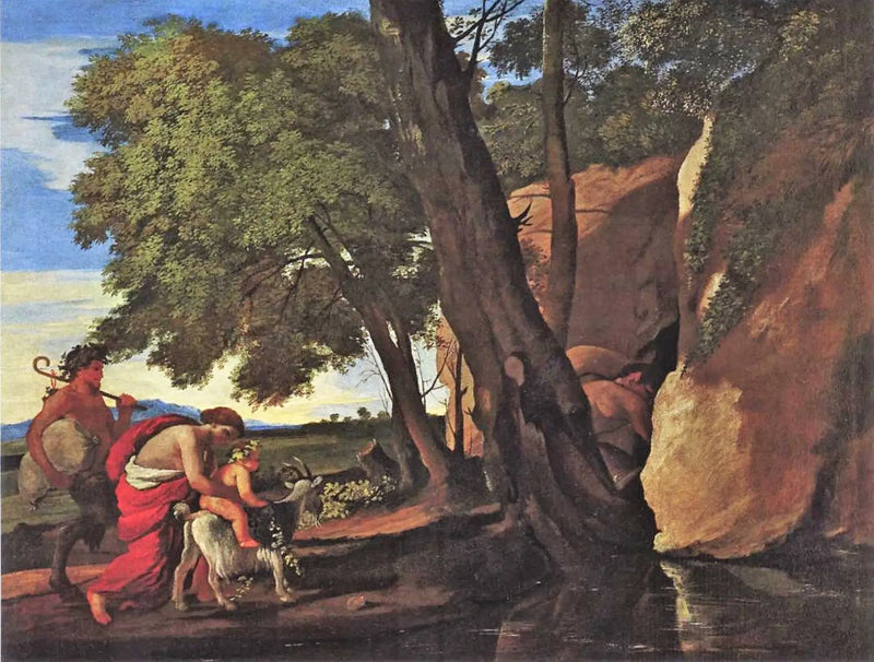 Bacchus'un Çocukluğu - Nicolas Poussin