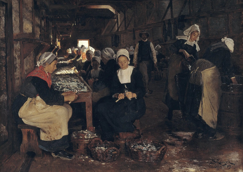 Ve Concarneau'daki sardinerler - Peder Severin Krøyer