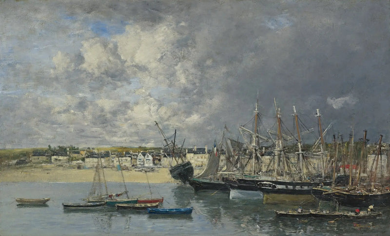 Limanda Demirli Botlar, Portrieux - Eugène Boudin