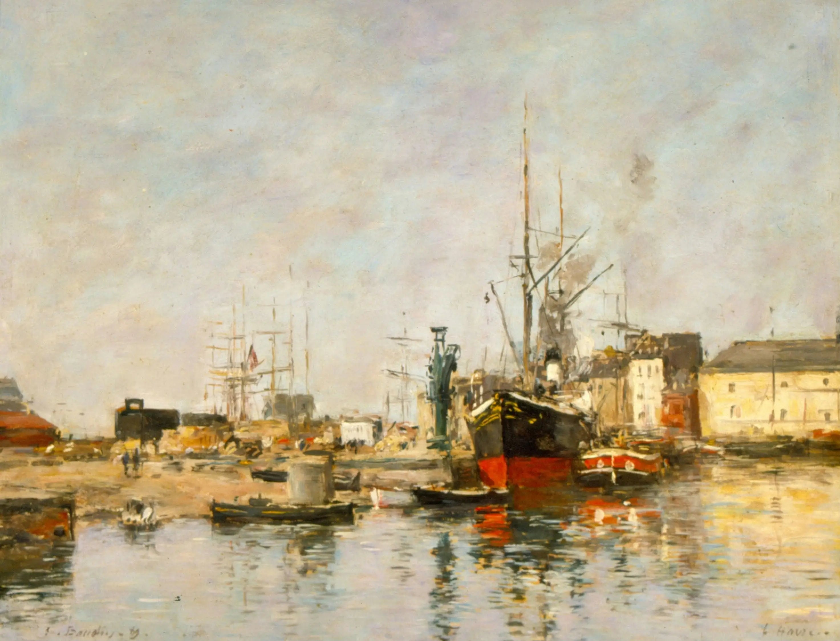 Reproduction du tableau « Q124157033 - Eugène Boudin » par Alpha Reproduction en peinture à l’huile