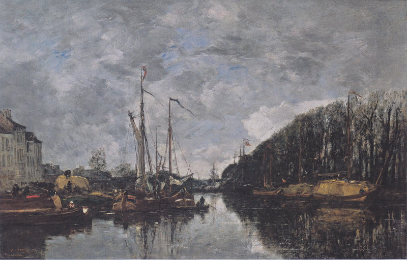 Allée-Verte Kanalı, Brüksel - Eugène Boudin