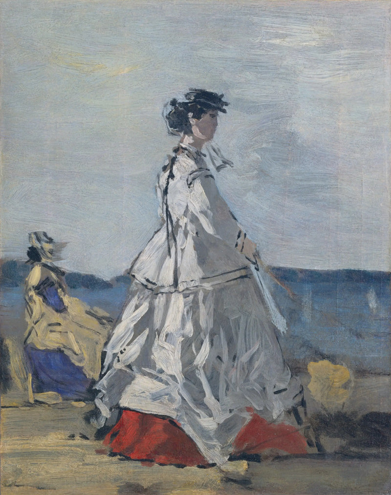 Metternich Prensesi Pauline Plajda - Eugène Boudin